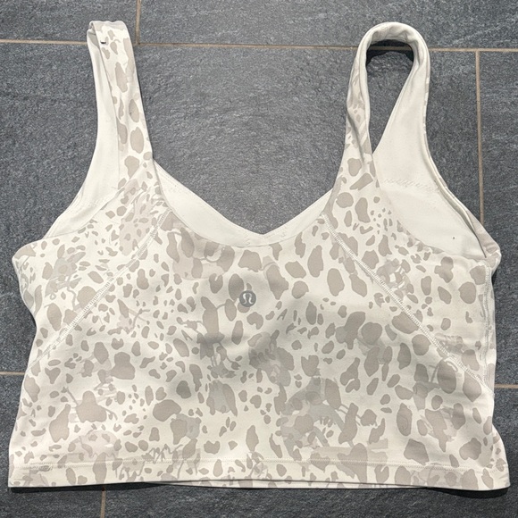 lululemon athletica Tops - White Multi Align Crop